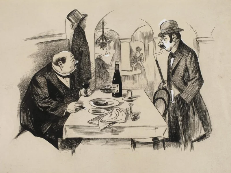 1867-Josef Benedikt Engl - In taverna